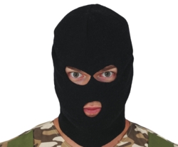 Elefanthue i sort strik