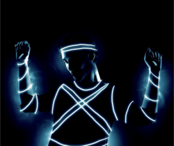 Hvid LED-snor accessory