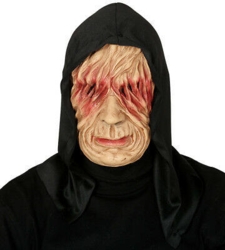 Hætte leper maske - Latex