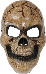 Slidt skelet maske - hård plast