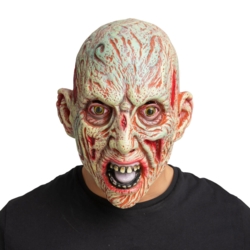 Brændt mand - latex maske