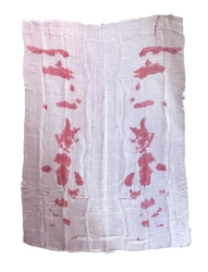 Blodig dug - Hvid gaze