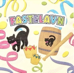 Fastelavn servietter 16 stk.