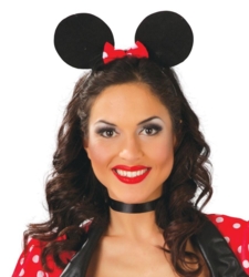 Minnie mouse ører i filt