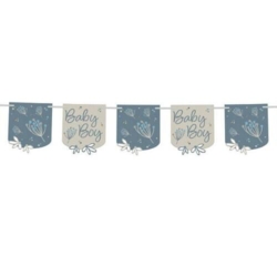Baby Boy flagguirlande - Blooming