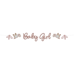 Baby Girl tekst-banner - Blooming