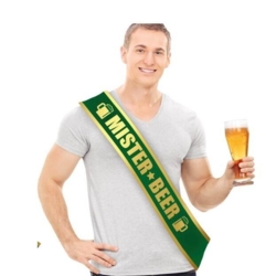 Mister Beer sash-skråbånd