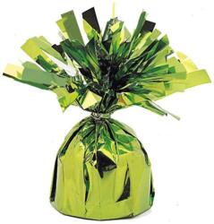 Ballonvægt i lys limegrøn folie