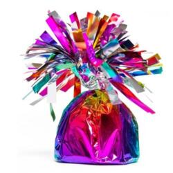 Ballonvægt i regnbue folie