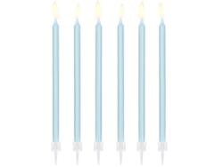 Kagelys i lyseblå 14 cm