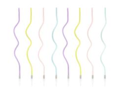 Kagelys snoet i multi pastel