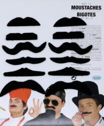 Moustache 12 i sort filt