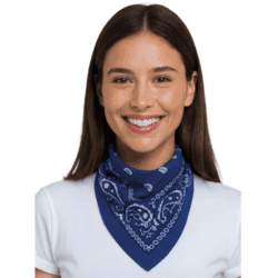 Cowboy Bandana i blå