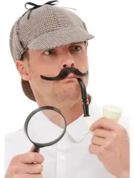 Detektiv Sæt - Brun Hat