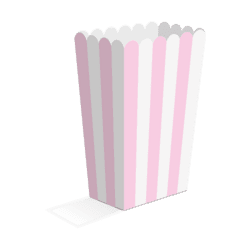 Popcorn Bæger - Lyserød