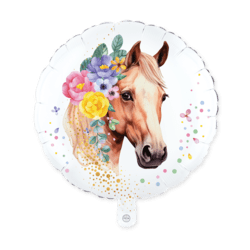 Heste Folie Ballon - Flower