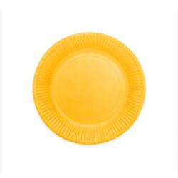 Paptallerken I Gul 23cm