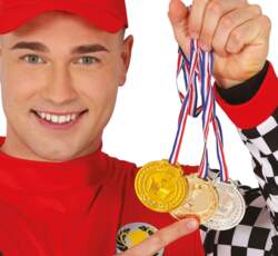 Medaljer på snor 3 stk
