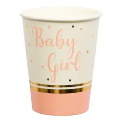 Baby shower papkopper - Baby Girl