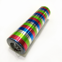 Serpentiner multifarvet metallisk