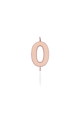 Kagelys 0 tal - rosegold