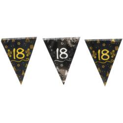 Flagbanner 18år - Shining Glam