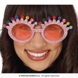 Pink glitterbriller
