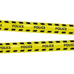 Politi afspærringsbån - police