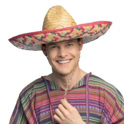 Sombrero i flettet strå