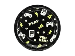 Gamer paptallerkener 6 stk ø 23cm
