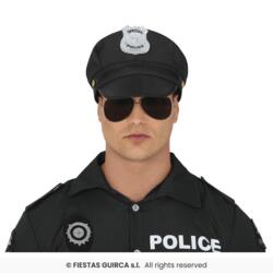 Police hat - Sort