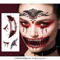 Sår og Ar tattoo - Vampire Face