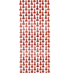 Penis dørforhæng - Rosegold 100x200 cm.