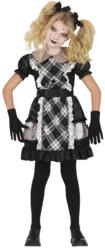 Halloween dukke kostume til piger