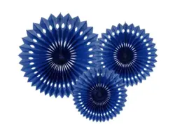 Dekorative rosetter i Navy blå