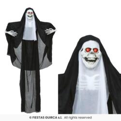 Hængende skelet nonne - 115 cm