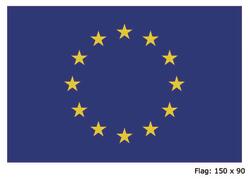 Flag EU 90 x 150 cm