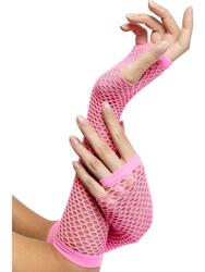 Net handsker i neon pink