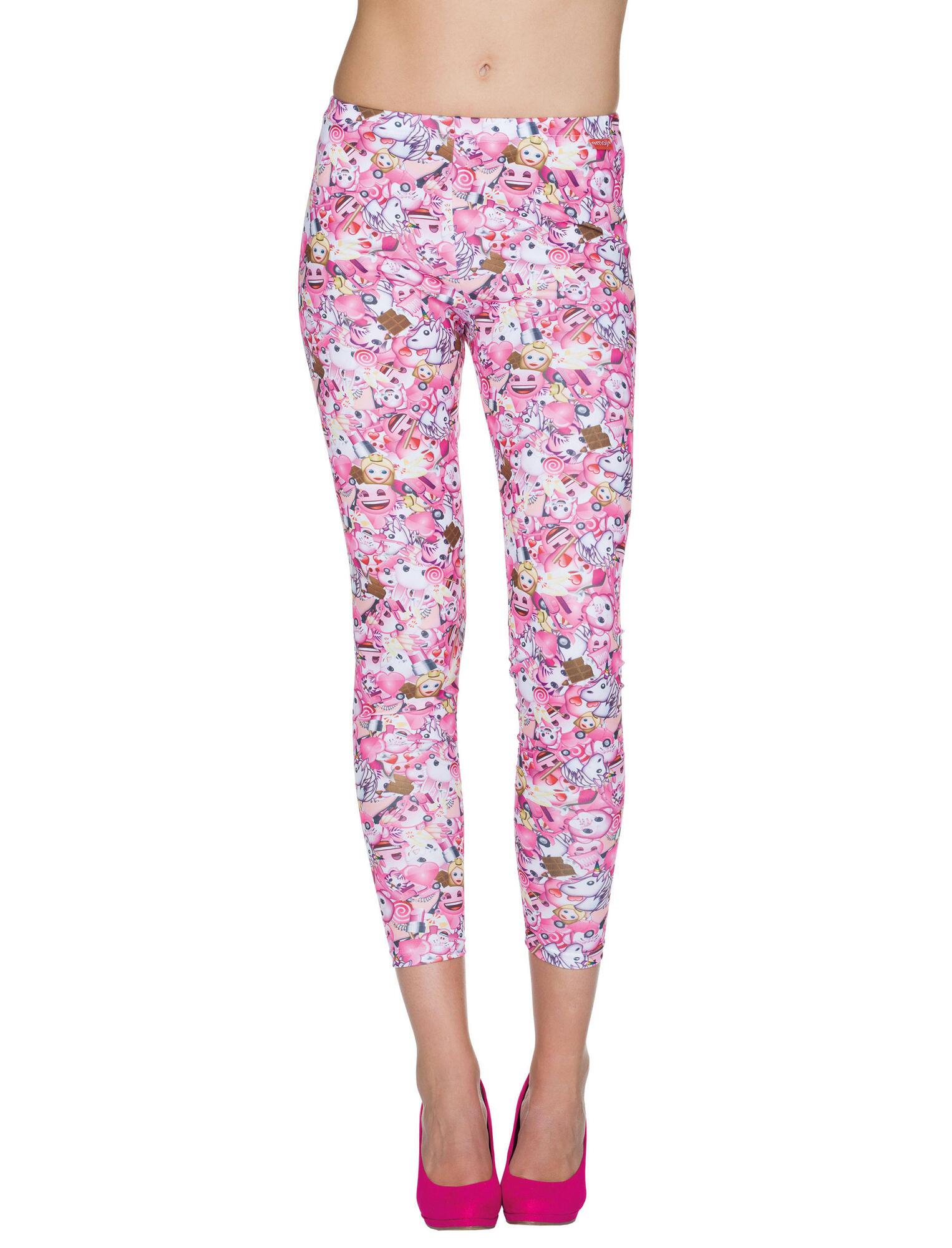 Køb Emoji Leggins Rosa gag.dk