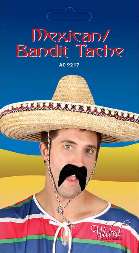 Køb Mexicansk Bandit overskæg gag.dk