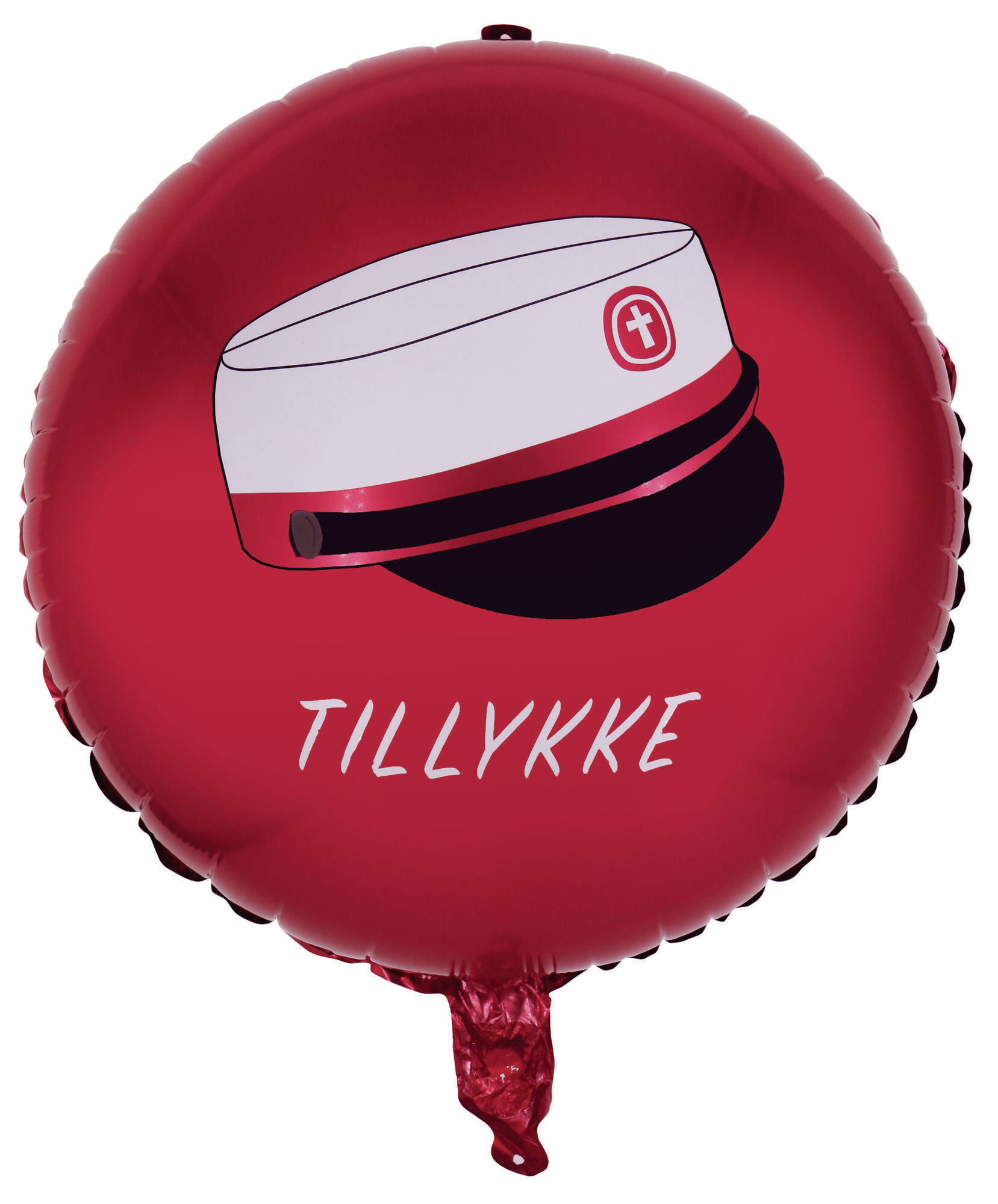Køb Folieballon studenterhue i rød hos gag.dk