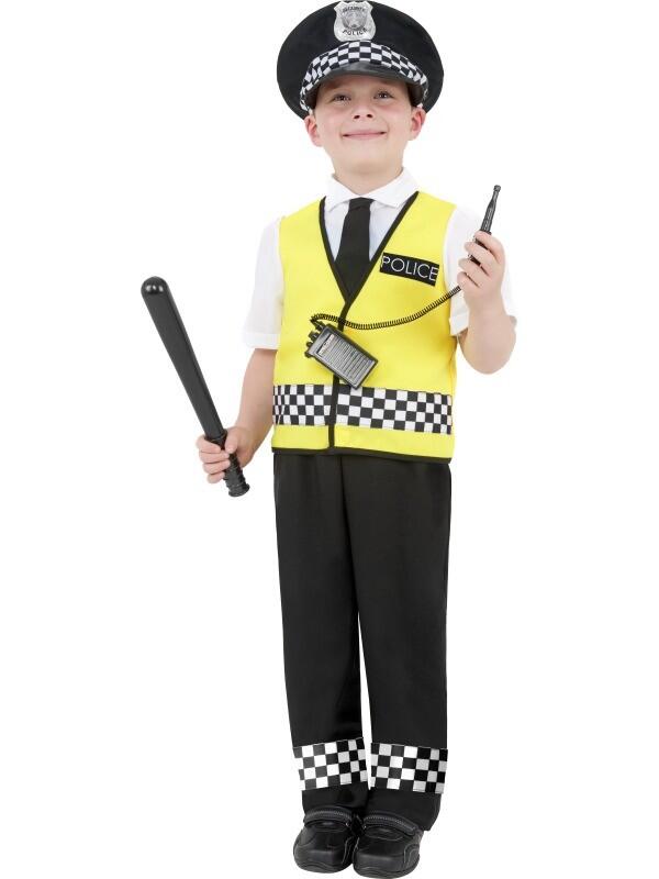 Politi Drenge kostume - Stort udvalg i Fastelavnskostumer