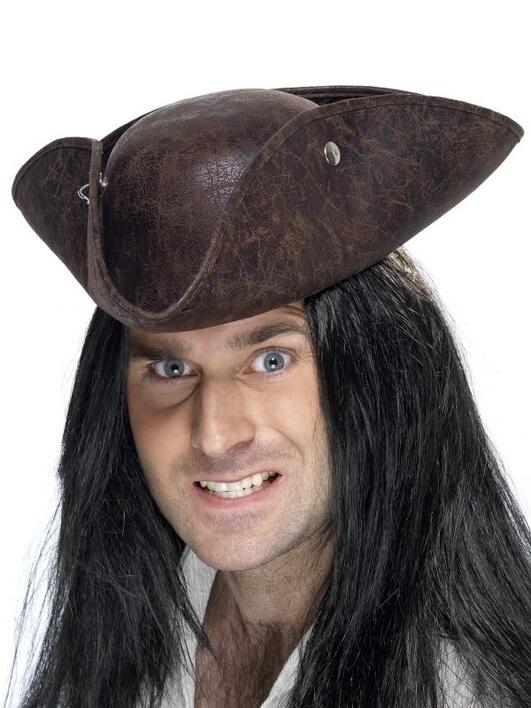 Brun pirat  tricon hat