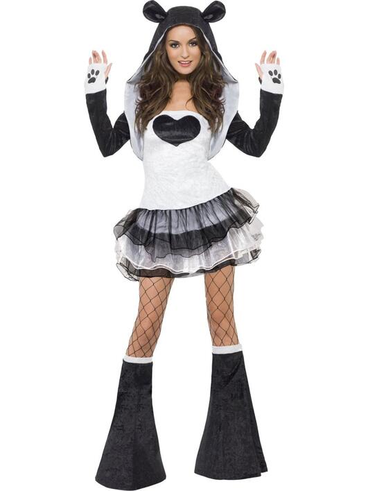 Sexy panda kostume