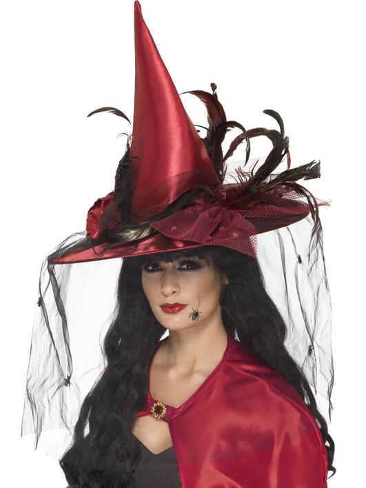 Hekse hat med net og fjer