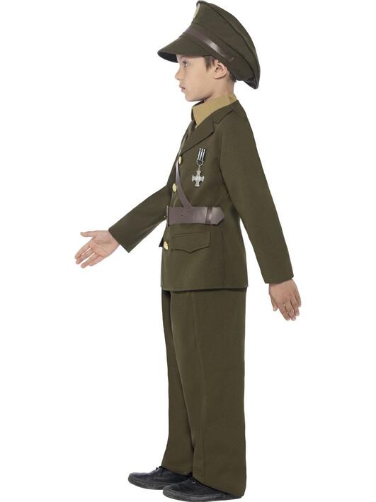 Militær Person Kostume