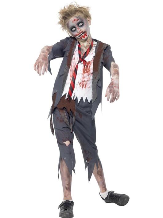 Zombie skoledreng kostume