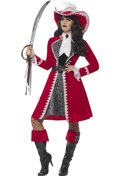 Pirat Lady in Red kostume