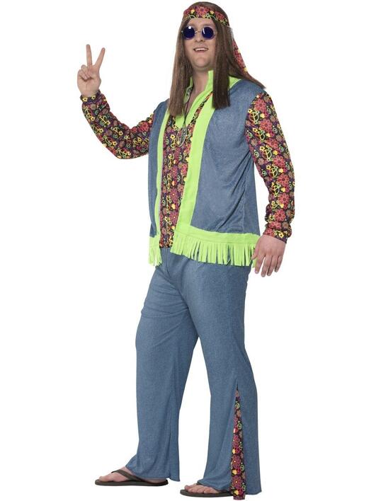 Hippie Mand Kostume