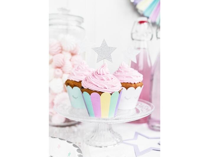 Cupcake toppers Unicorn stjerner